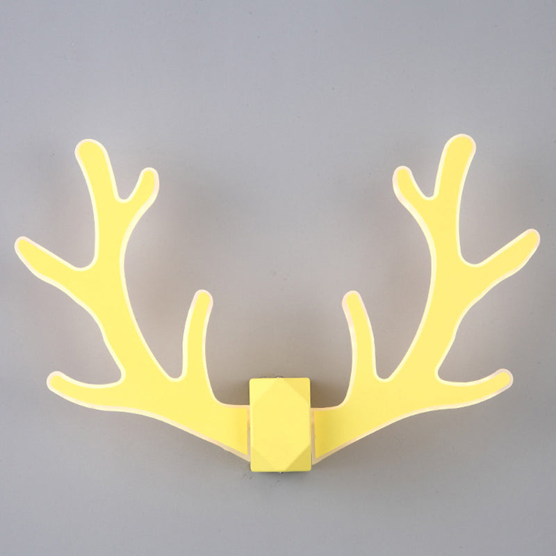 Lisslune | Antler-shaped LED wall lamp Decorative metal hallway wall light