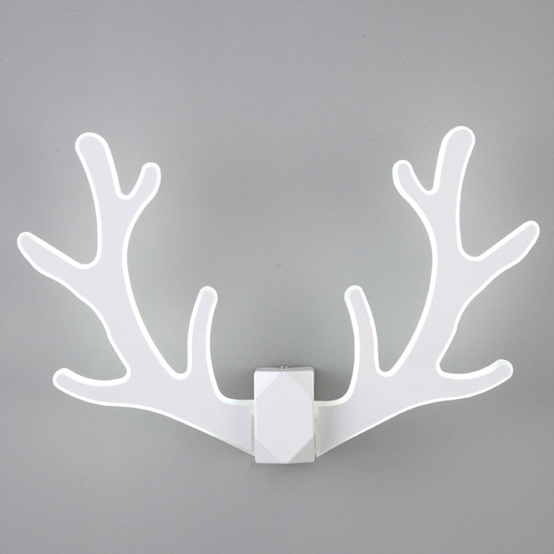 Lisslune | Antler-shaped LED wall lamp Decorative metal hallway wall light