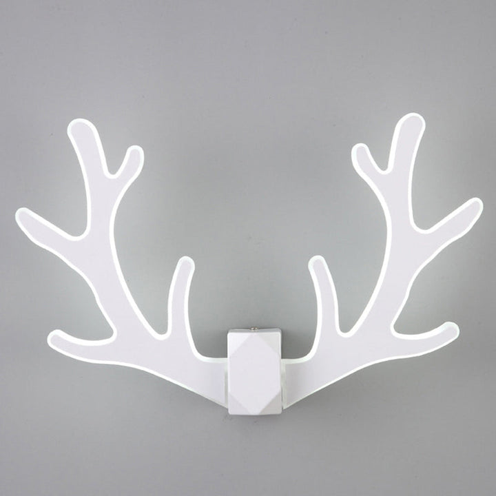 Lisslune | Antler-shaped LED wall lamp Decorative metal hallway wall light