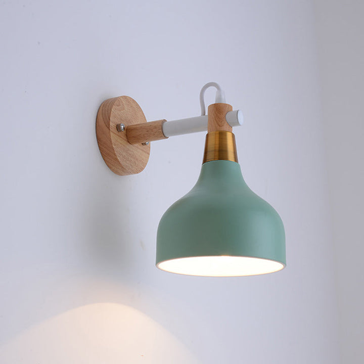 Lisslune | Pear-shaped swivel reading wall lamp Nordic metal 1 head bedroom wall-mounted lamp