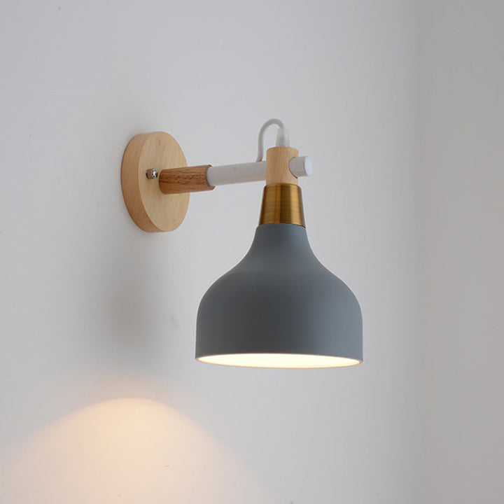 Lisslune | Pear-shaped swivel reading wall lamp Nordic metal 1 head bedroom wall-mounted lamp