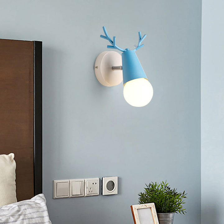 Skørter | Deer Vanity Light Fixture Nordic Style Metal Bedroom Adjustable Wall Mount Light