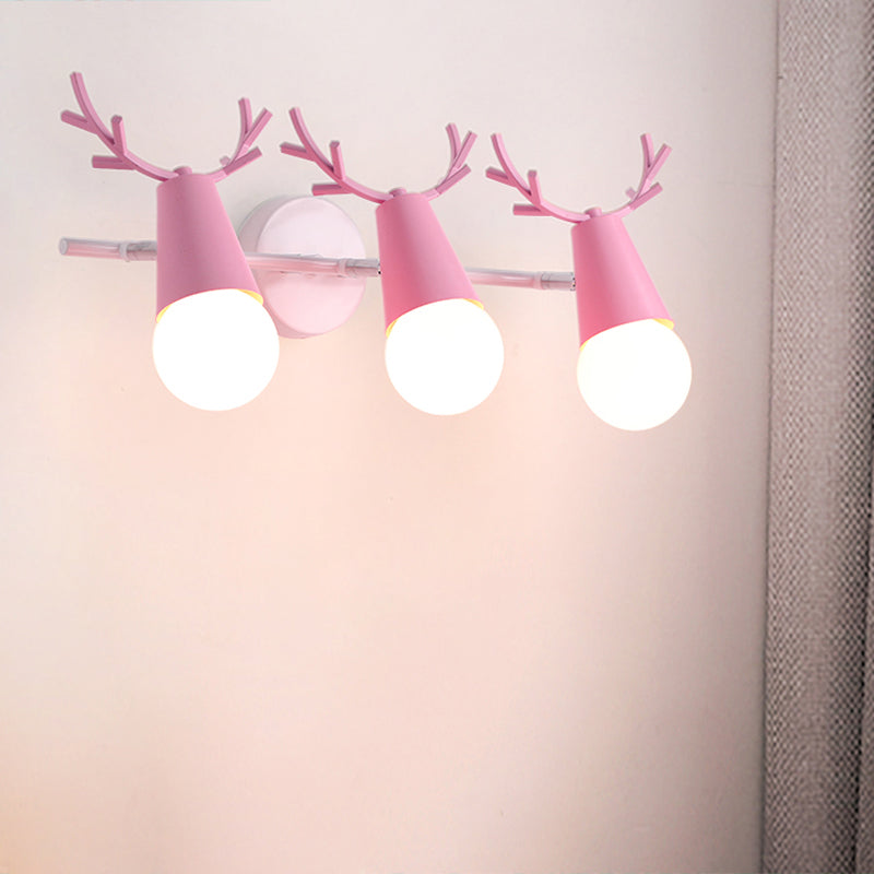 Skørter | Deer Vanity Light Fixture Nordic Style Metal Bedroom Adjustable Wall Mount Light