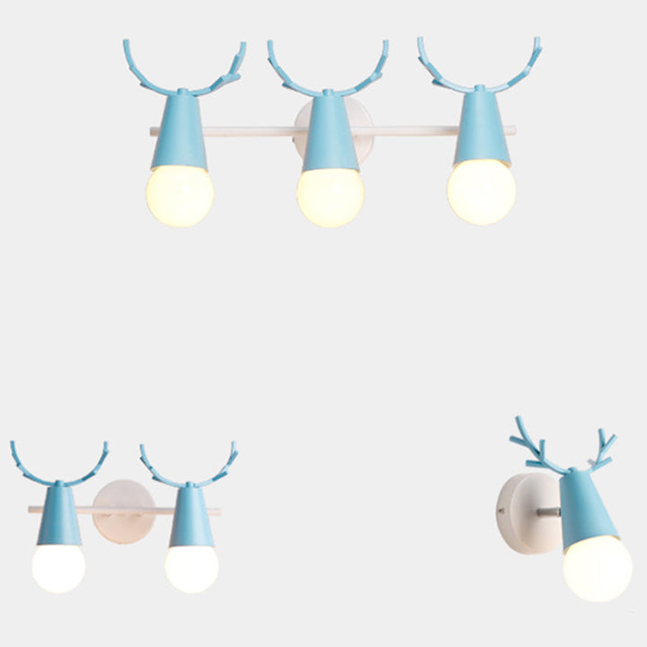 Skørter | Deer Vanity Light Fixture Nordic Style Metal Bedroom Adjustable Wall Mount Light