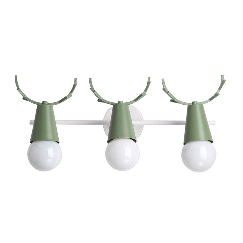 Skørter | Deer Vanity Light Fixture Nordic Style Metal Bedroom Adjustable Wall Mount Light