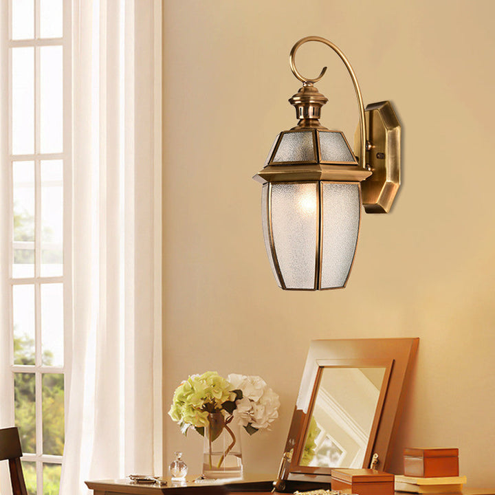Skørter | Gold Urn Wall Light Traditional Metal 1 Head Wall Lighting Fixture for Dining Room