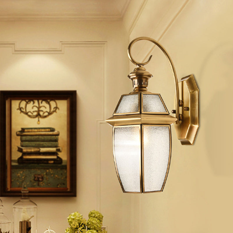 Skørter | Gold Urn Wall Light Traditional Metal 1 Head Wall Lighting Fixture for Dining Room