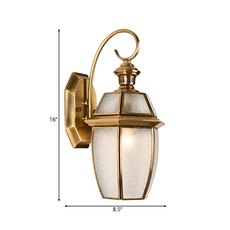 Skørter | Gold Urn Wall Light Traditional Metal 1 Head Wall Lighting Fixture for Dining Room