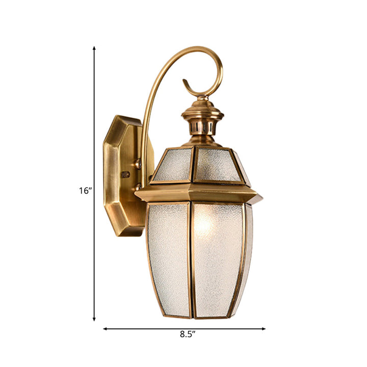 Skørter | Gold Urn Wall Light Traditional Metal 1 Head Wall Lighting Fixture for Dining Room