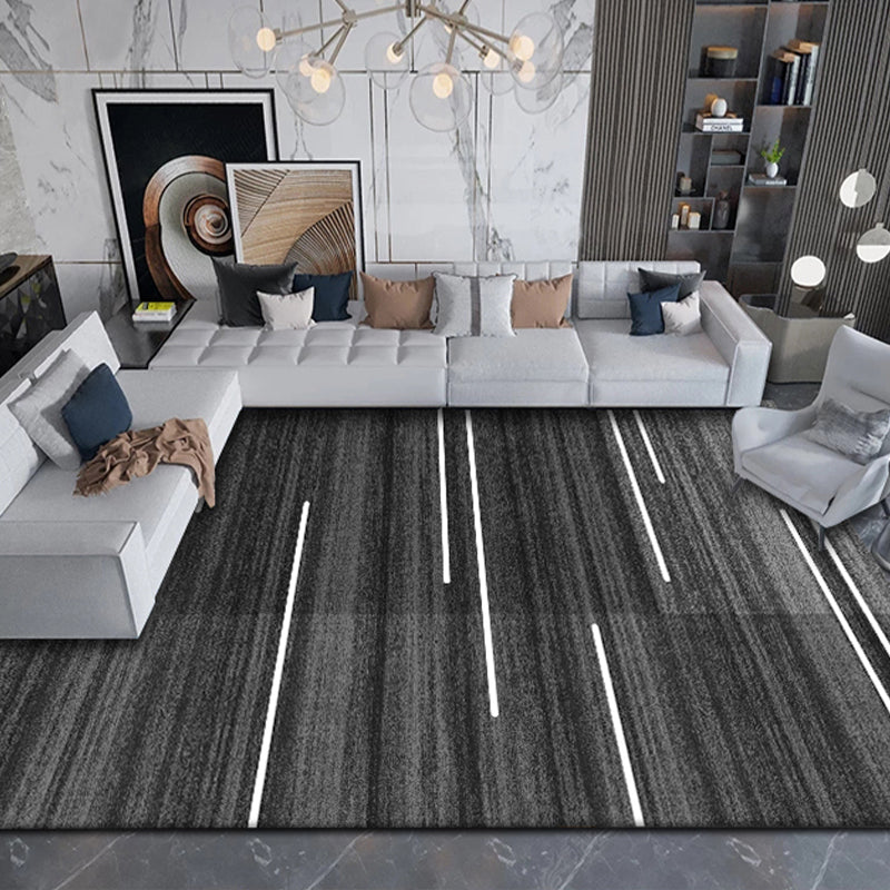 Lisslune | Formal Living Room Rug Multicolor One Stage Color Indoor Rug Synthetic Non-Slip Back Pet Friendly Area Rug