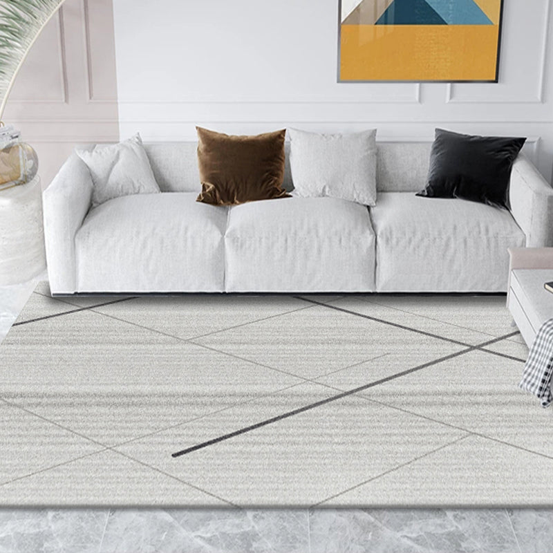 Lisslune | Formal Living Room Rug Multicolor One Stage Color Indoor Rug Synthetic Non-Slip Back Pet Friendly Area Rug