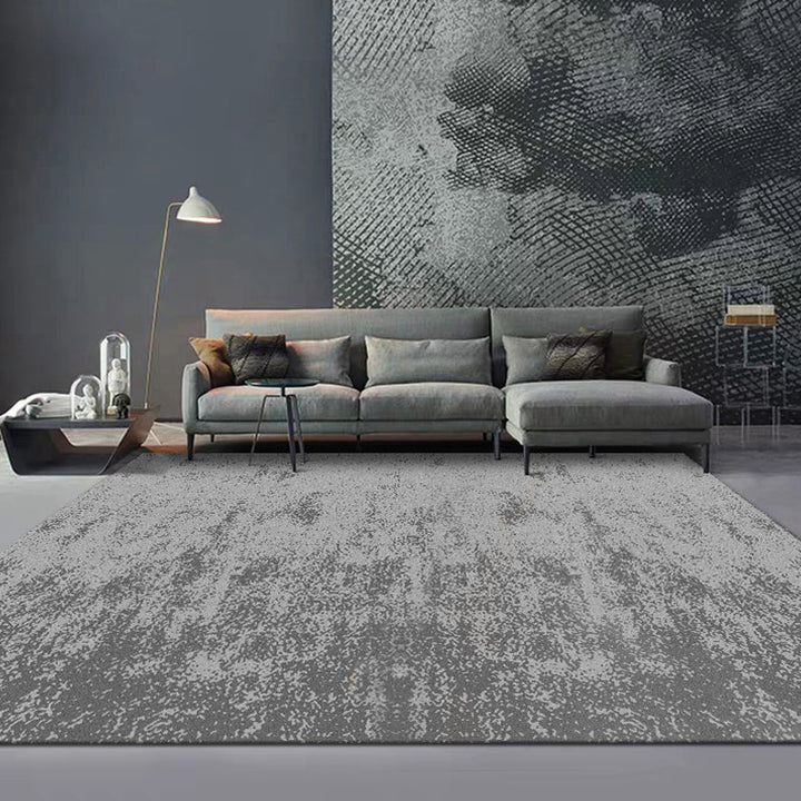 Lisslune | Steampunk Living Room Rug Multicolored Abstract Print Indoor Carpet Polyester Non-Slip Backing Pet-Friendly Rug