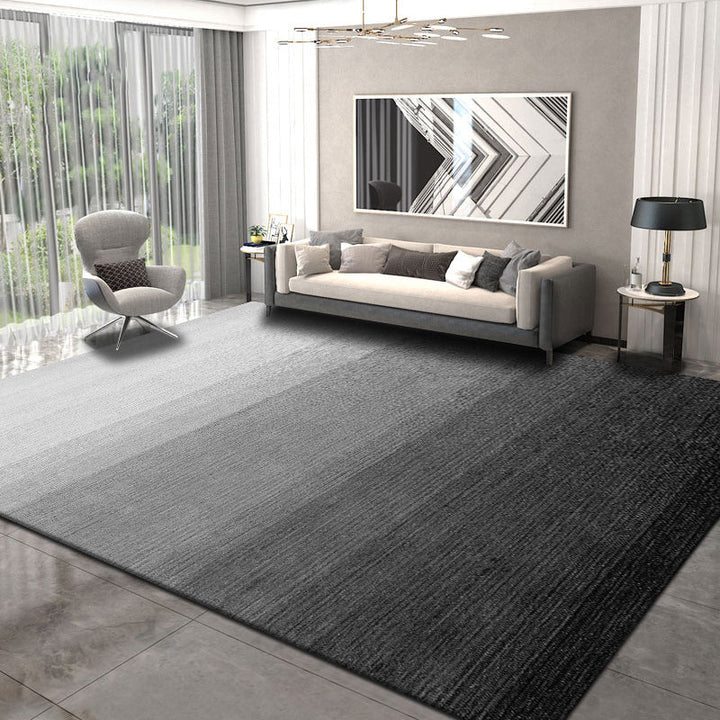 Lisslune | Trendy abstract print carpet multicolored polyester indoor rug non-slip backing pet-friendly easy-to-clean area rug for the living room
