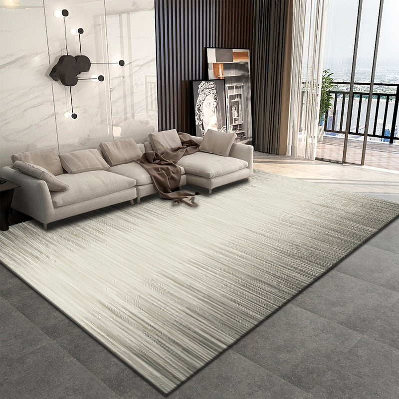 Lisslune | Trendy abstract print carpet multicolored polyester indoor rug non-slip backing pet-friendly easy-to-clean area rug for the living room