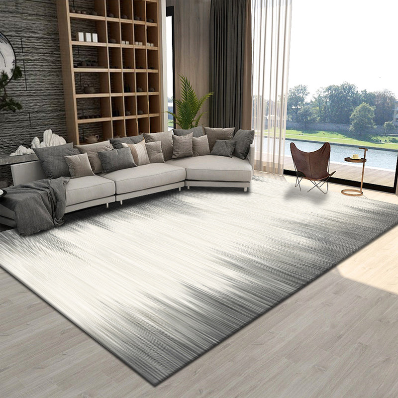 Lisslune | Trendy abstract print carpet multicolored polyester indoor rug non-slip backing pet-friendly easy-to-clean area rug for the living room