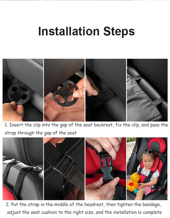 Lisslune | Adjustable Child Safety Seat Matte