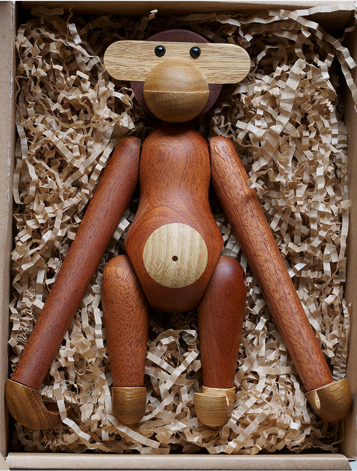 Lisslune | Cheeky Monkey Solid Wood Ornament