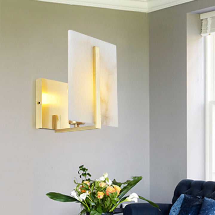 Skørter | Traditionary Armed Wall Lamp Metal 1 Head Wall Light in Gold for Stairs