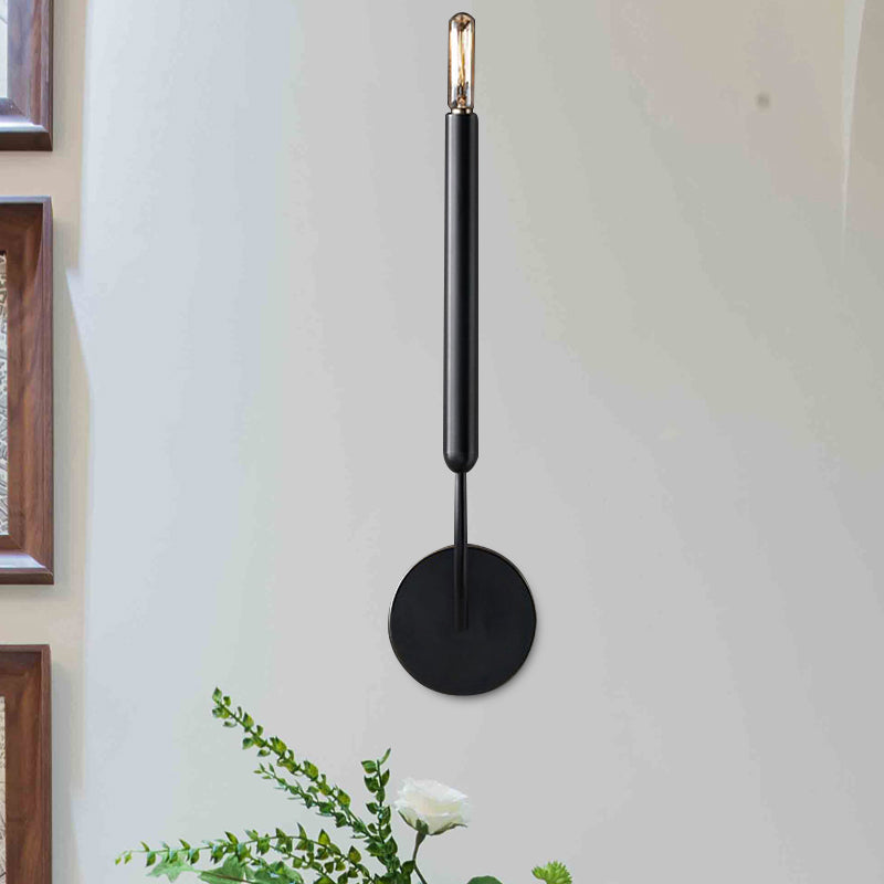 Skørter | 1/2 lamps pipe wall lamp traditional metal wall light in black/brass for the dining room