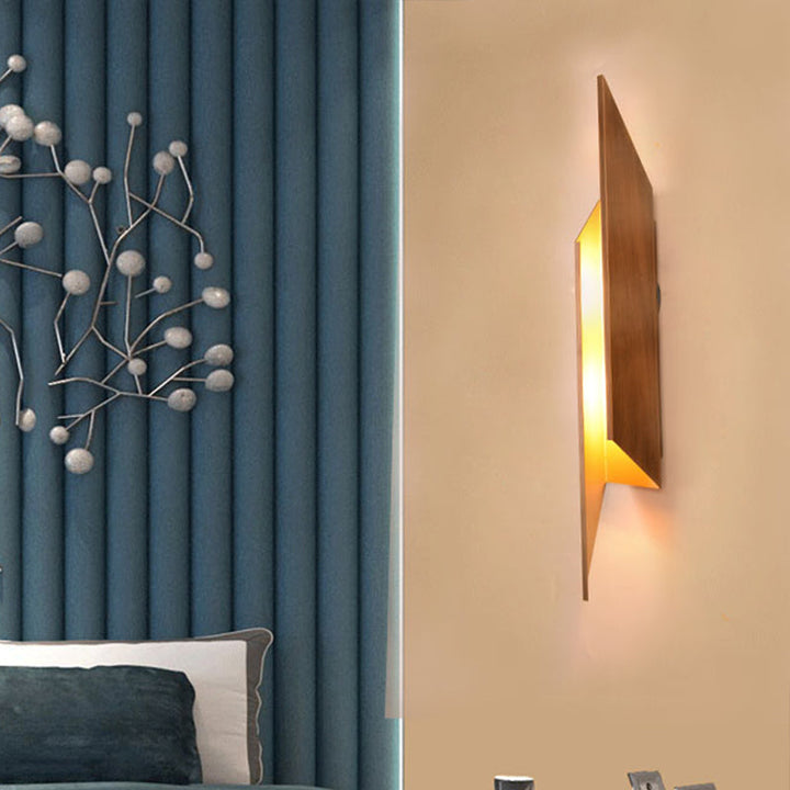 Skørter | Wrapped Wall Light Traditional Metal 2 Bulbs Copper Wall Lamp for Nightstand