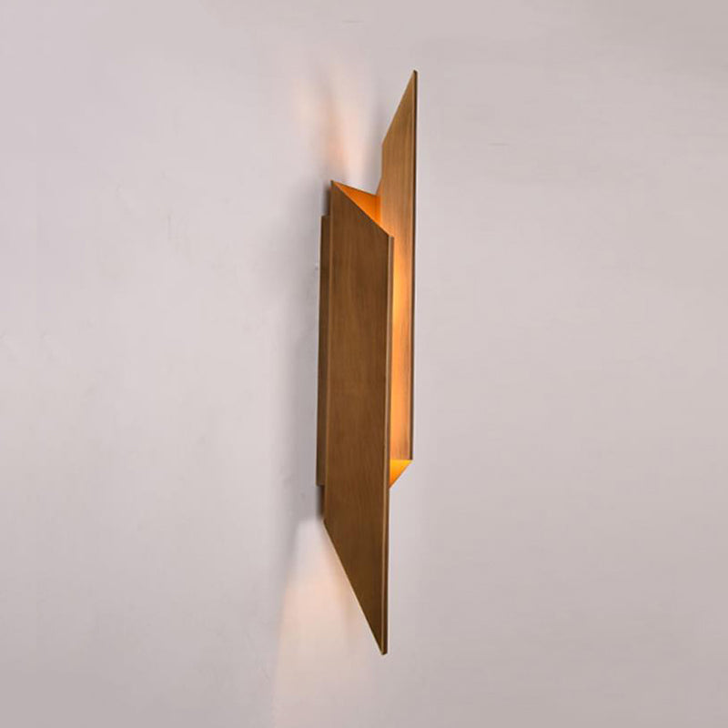Skørter | Wrapped Wall Light Traditional Metal 2 Bulbs Copper Wall Lamp for Nightstand