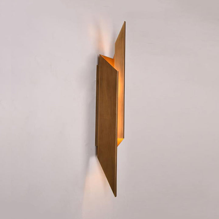 Skørter | Wrapped Wall Light Traditional Metal 2 Bulbs Copper Wall Lamp for Nightstand