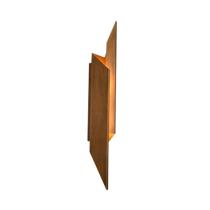 Skørter | Wrapped Wall Light Traditional Metal 2 Bulbs Copper Wall Lamp for Nightstand