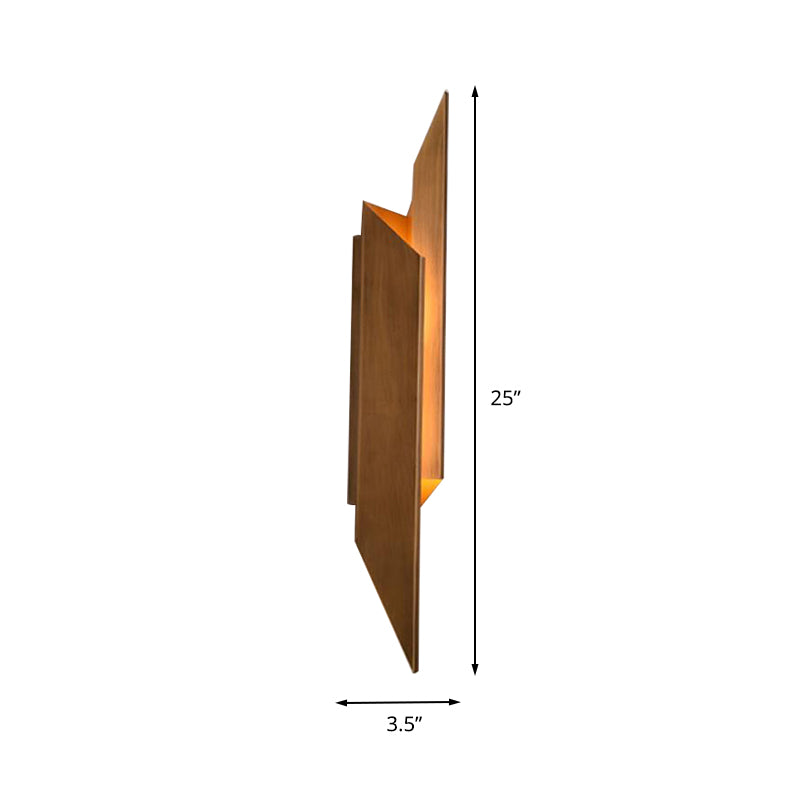 Skørter | Wrapped Wall Light Traditional Metal 2 Bulbs Copper Wall Lamp for Nightstand