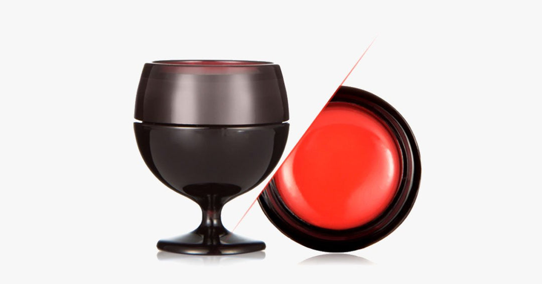 Lisslune | Red Lip Balm in Wine Bottle Case – Spice Up Your Lips