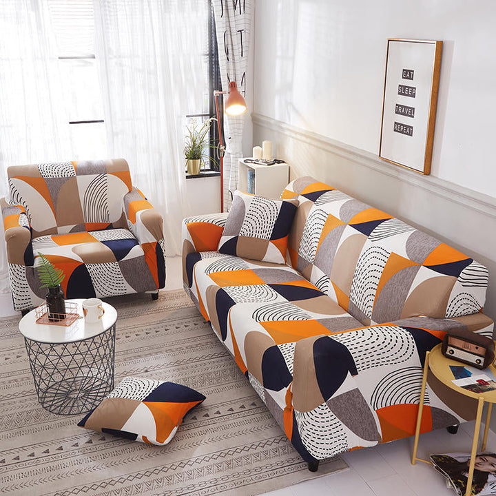 Lisslune | Simple Printed Elastic Sofa Cover