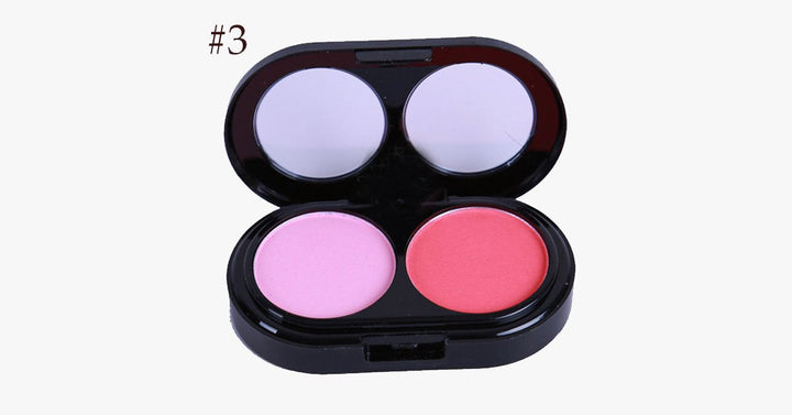 Lisslune | 2 Colors Blush Palette – Bring a rosy pink glow to your cheeks