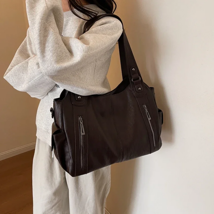 Lisslune | Women’s Classic Multi-Compartment Shoulder Bag – Alma