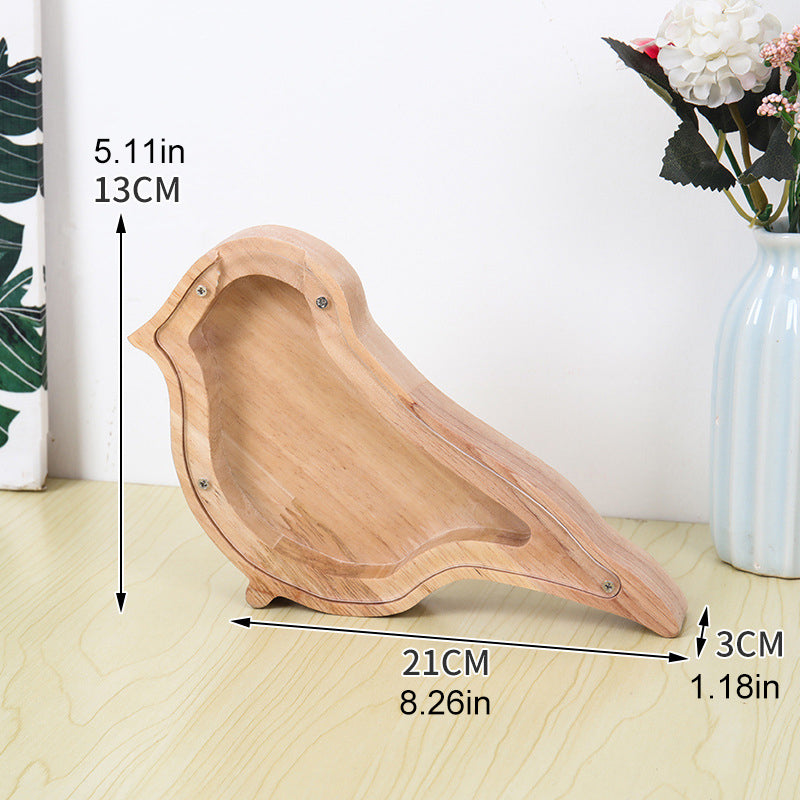 Lisslune | Wooden Animal Savings Bank