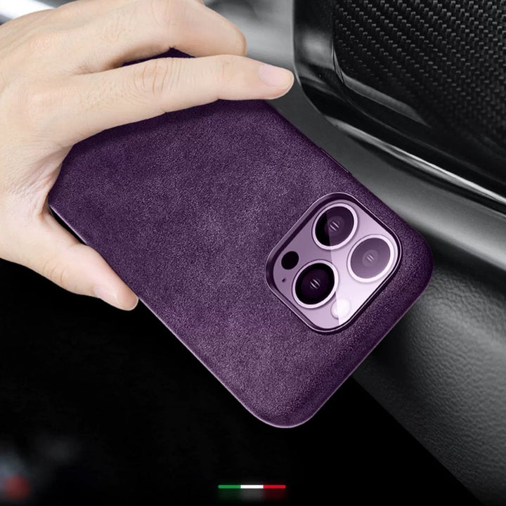 Lisslune | Italian Alcantara Magnetic Case for Iphone