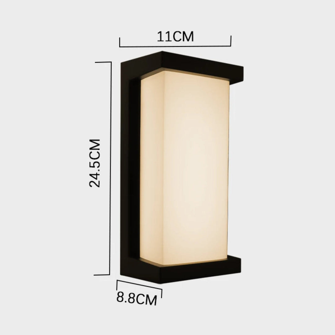 Lisslune | LumeRadar – Modern LED Outdoor Wall Light with IP65 Waterproof & Motion Radar Sensor