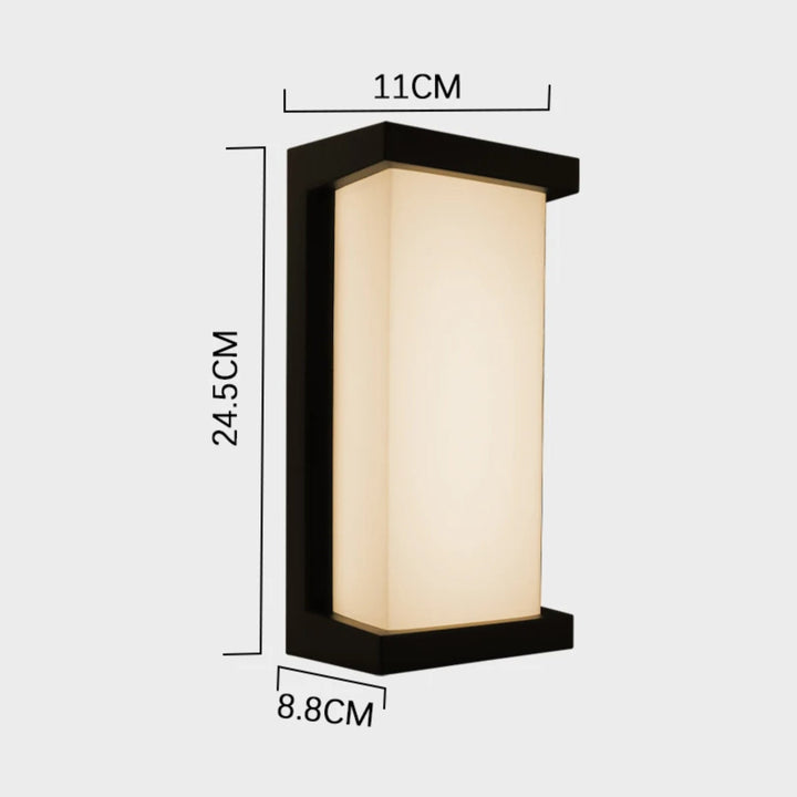 Lisslune | LumeRadar – Modern LED Outdoor Wall Light with IP65 Waterproof & Motion Radar Sensor