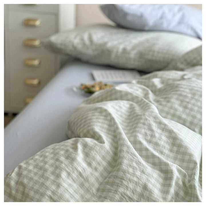 Rynx Pastel Check Bed Linen Set