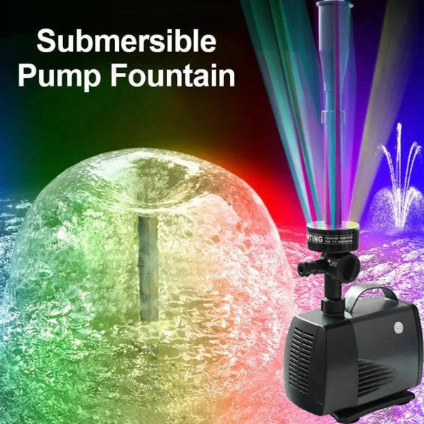 Lisslune | AquaStream Fountain Pump – Adjustable Water Pump for Ponds and Garden Decoration
