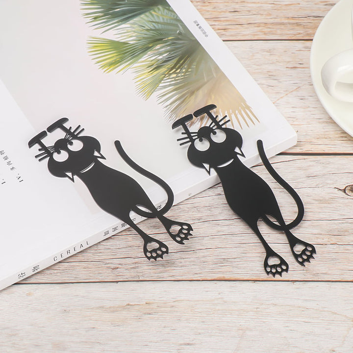 Lisslune | Curious Cat Bookmark- Locate Reading Progress With Cute Cat Paws