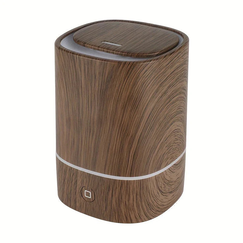 Lisslune | Ultrasonic Air Humidifier with Wood Look – Quiet Aroma Diffuser with LED & Automatic Shut-Off