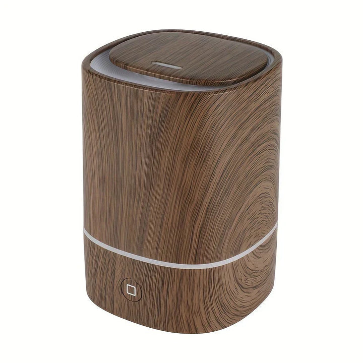 Lisslune | Ultrasonic Air Humidifier with Wood Look – Quiet Aroma Diffuser with LED & Automatic Shut-Off