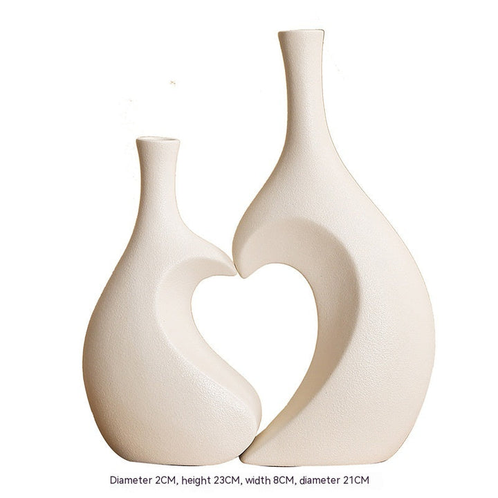 Lisslune | Ceramic Pair | Stylish Vases for Home |