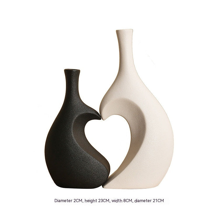 Lisslune | Ceramic Pair | Stylish Vases for Home |