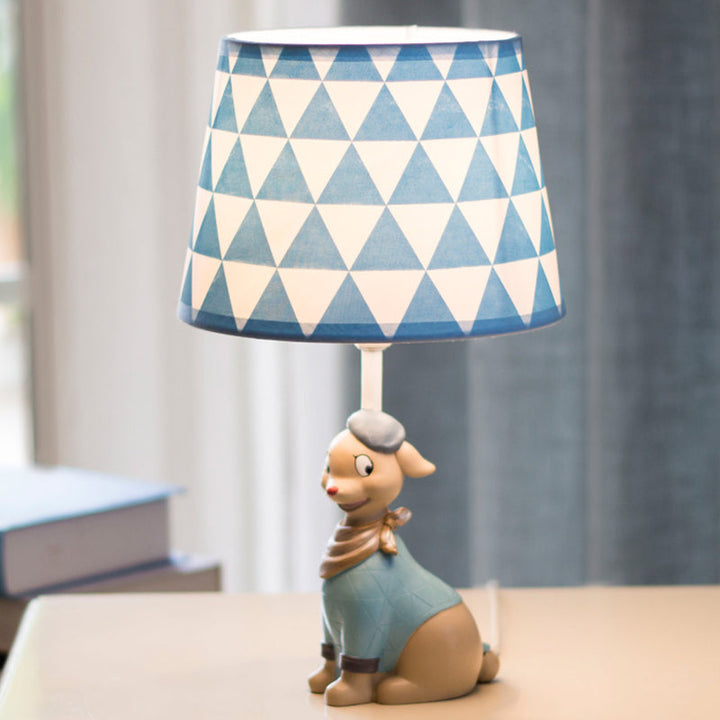 Lisslune | PupGlow – lively blue dog desk lamp for children