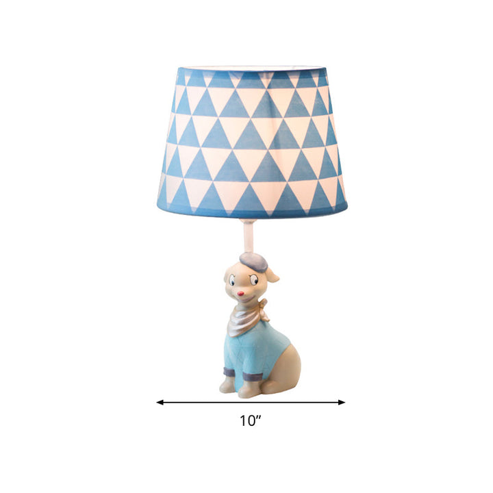 Lisslune | PupGlow – lively blue dog desk lamp for children