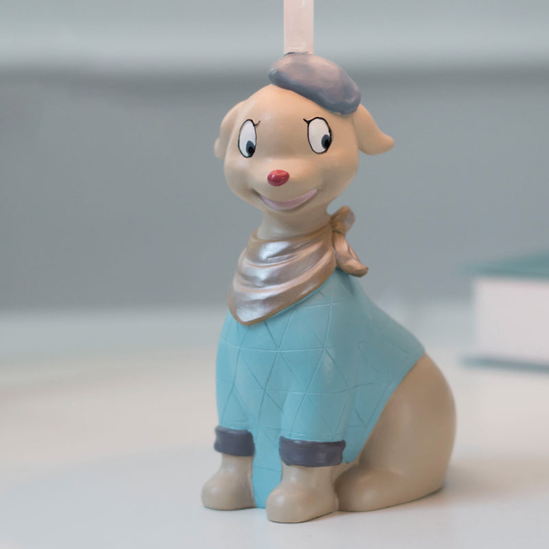 Lisslune | PupGlow – lively blue dog desk lamp for children