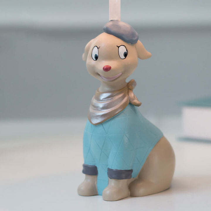 Lisslune | PupGlow – lively blue dog desk lamp for children
