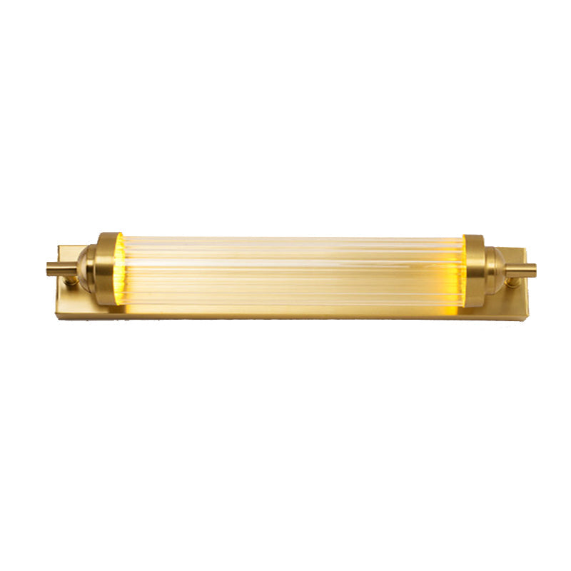Skørter | 10"/10.5"/16" Width Round/Rectangular Wall Light Traditional Crystal Brass LED Wall Light for Bedroom