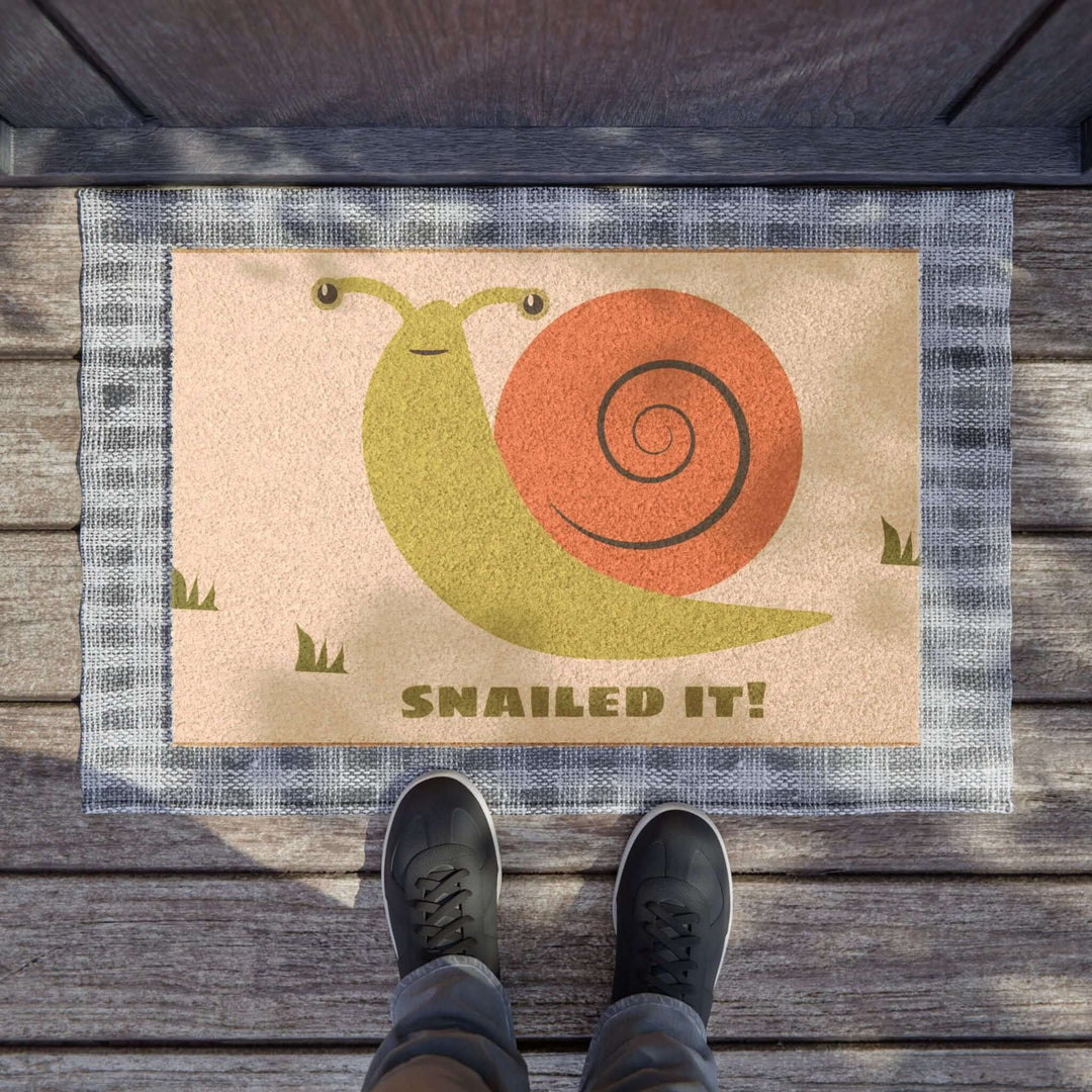 Lisslune | Adjustable Snail Welcome Mat - Eco-friendly grade-A tufted coconut fiber
