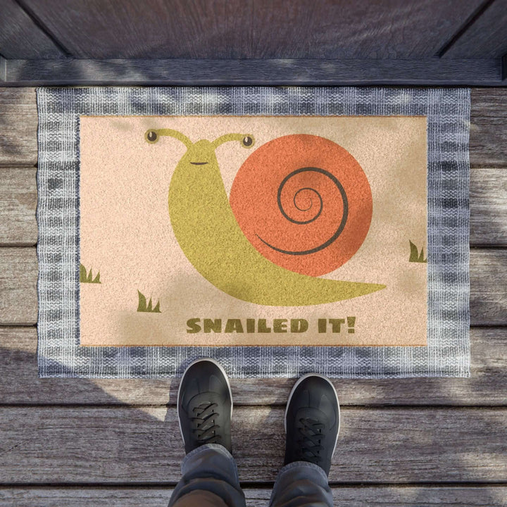 Lisslune | Adjustable Snail Welcome Mat - Eco-friendly grade-A tufted coconut fiber
